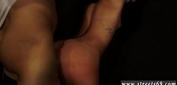  Rough strap on threesome big tits and bdsm casting couch Petite,